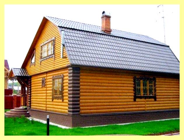 Чем покрасить оцилиндрованное бревно