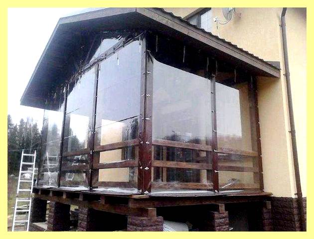 Шторы пвх на веранду