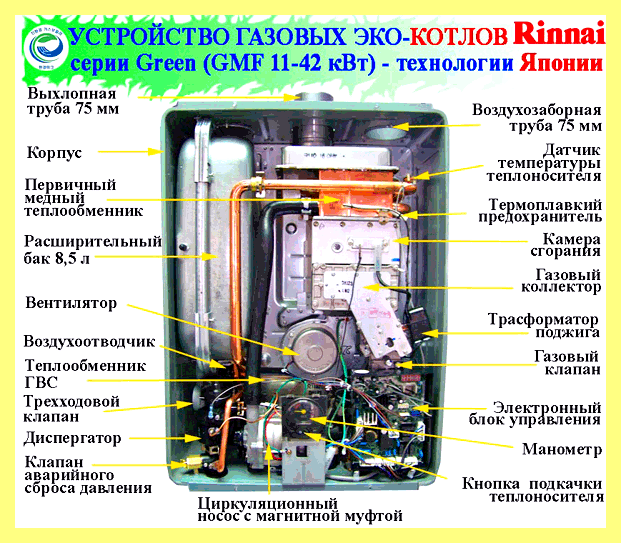 Эксплуатация газовых котлов (эксплуатация, газовый, котел, виде каждой модели) Эксплуатация газовых котлов