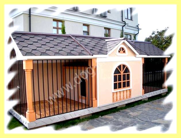 Чертеж вольера для двух собак (чертеж, вольер, длить, собака, собаки своими руками) Чертеж вольера для двух собак