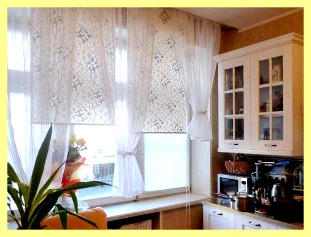 Шторы сетка в интерьере кухни фото (штора, сетка, интерьер, кухня, фото) Шторы сетка в интерьере кухни фото