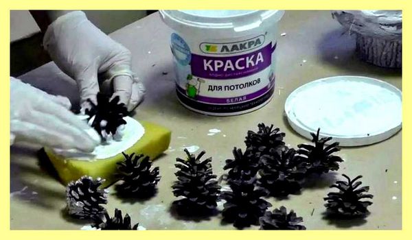 Шишки отбеленные белизной фото (шишка, отбелить, белизна, фото) Шишки отбеленные белизной фото
