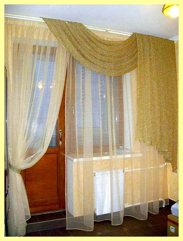 Шторы в гостиную с балконом фото